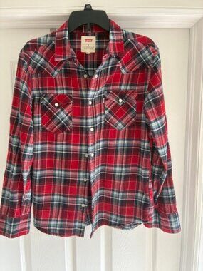 Levi's Flannel, medium.  Great condition